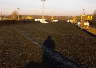 Sky-Geo elektrociepłownia pomiar objętości węgla