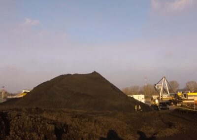 Sky-Geo elektrociepłownia Pomiar objętości miału